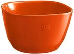 Emile Henry Gro&szlig;e Salatsch&uuml;ssel, Keramik, 5,5 l, Toskana-Orange