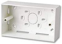 LINDY 60524 Aufputzrahmen 146x86mm f&uuml;r Doppel-Wanddosen (UK), 47mm tief, Wei&szlig;