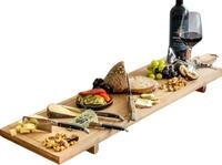 Cookinglife Servierbrett Organic XXL, Bambus, Braun, 100 x 26 cm, Tapasplank...