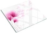Glasschneidebrett 60x52 cm Lebensmittelecht Rutschfest Silikonf&uuml;&szlig;e...