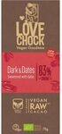 Lovechock Tafel Dark & Dates, 83%, Vegan, 70g (1)