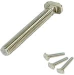 SCHMIDT systemprofile 100x Hammerschraube M8 60mm Nut 8 T-Schraube mit Steg...