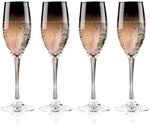 alpina Champagnergl&auml;ser Set 4-teilig &ndash; Champagnergl&auml;ser ger&auml;uchert &ndash; auch f&uuml;r