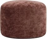 Icon Milano Chenille Sitzsack Hocker mit F&uuml;llung, Pflaume | In Deutschland