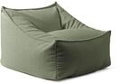 mokebo Sitzsack Boucl&eacute; 'Snug' Sessel Bean Bag Made in Germany Dunkelgr&uuml;n | aus