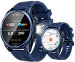 Anywise W1 Pro Herren Smartwatch, 5ATM Dual-Band-GPS, 1,43-Zoll-Display, Fitness