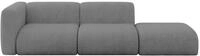 ALTDECOR Sofa Couchsofa MIRA-S3 296x89x70 - Grau | Corner Sofa Bett Eckcouch...