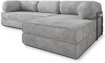 Masseno Schaumstoff-Ecksofas ETERA mit Metallgestell, Modulares Schlafsofa aus
