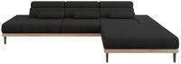 ALTDECOR Elektrisches Ecksofa L-Form Mona 316x205x85 - Schwarz | Corner Sofa...