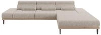 ALTDECOR Elektrisches Ecksofa L-Form Mona 316x205x85 - Beige | Corner Sofa Bett