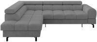 ALTDECOR Ecksofa mit Schlaffunktion L-Form LUMA-L 272x203x70 - Grau | Corner...