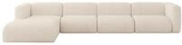 ALTDECOR Ecksofa in L-Form MIRA-L3 409x179x70 - Beige | Corner Sofa Bett...