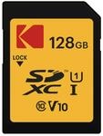 Kodak Premium Speicherkarte 128 GB, 85 MB Lesegeschwindigkeit, 25 MB