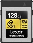 LEXAR Carte CF Express Pro Type B Gold 4.0 128GB | PCIe 4.0 mit 3600 MB/s Lesen...