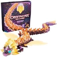 CrystaLynx Solaris, 60cm beweglicher Drache, ab 8 Jahre | Sammelfigur in Sammelbox 