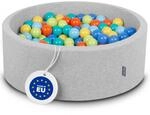 KiddyMoon B&auml;llebad 90X30cm/200 B&auml;lle &empty; 7Cm B&auml;llepool Mit Bunten B&auml;llen F&uuml;r