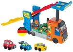 VTech TUT TUT Baby Flitzer 3-in-1 Abschleppdienst mit Autowerkstatt & Rennrampe 