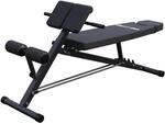 GORILLA SPORTS Hantelbank verstellbar, Hyperextension, bis 250 kg, Stahl 