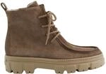 Paul Green Damen Ballerinas mit Absatz 5499-010 Weite XX-Schmal Schn&uuml;rung