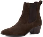 Tamaris Damen Boots Leder | 1-25014-47 &ndash; Pull-on, TOUCH-IT Fu&szlig;bett, Blockabsatz