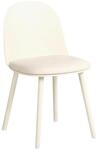Beliani Esszimmerst&uuml;hle 2er Set Kunststoff mit Kunstleder Sitz Hellbeige modern