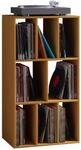 VCM Holz Schallplattenregal | Raumteiler | Ma&szlig;e H. 114 x B. 60 x T. 40 cm 