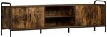 vidaXL TV-Schrank 167,5 x 33 x 50 cm R&auml;uchereiche Holzwerkstoff | Klare Linien...