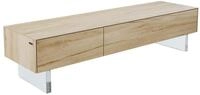 DELIFE TV-Board Cuor Keramik Laminam&reg; Sabbia Eichefarbig 150 cm 1 Klappe 1 