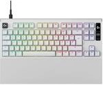 Logitech G PRO X2 Rapid kabelgebundene Gaming-Tastatur,DEU QWERTZ - Wei&szlig; 