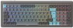 Ducky Cushion 98 Nickel DE-Layout Wireless Mechanische Gaming-Tastatur | Silent...