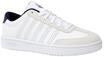 K-Swiss Damen Court Open T Toe Sneaker White/Indigo | Perforierte Streifen