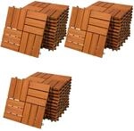 CASARIA Holzfliesen FSC&reg;&reg;-zertifiziertes Akazienholz 3 m&sup2; Fliese Akazie | 30...