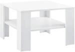 [en.casa] Couchtisch 60x60x40cm mit Ablage Tisch Beistelltisch Wohnzimmertisch