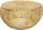 Couchtisch ABSTRACT LEAF 80cm - gold - Metall - handgefertigt robust | Montiert,