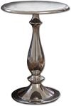 Loberon Beistelltisch Piccolo, Silber | Gl&auml;nzender Aluguss, Edler Look &...