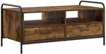 vidaXL Couchtisch R&auml;uchereiche 99,5 x 49 x 46 cm Holzwerkstoff | Klare Linien...