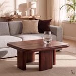 IDIMEX Couchtisch YAMA 70 x 70 cm aus massivem Akazienholz - Dunkelbraun | 70 x...