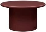 ATMOSPHERA CREATEUR D'INTERIEUR - Runder Douglasientisch, Durchmesser 80 cm, rot