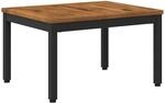 vidaXL Couchtisch Nat&uuml;rlich und Schwarz 49 x 60,5 x 36 cm | Funktioniert...