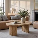 IDIMEX Couchtisch AMBA aus massivem Mangoholz - Natur | 120 x 46 x 74 cm (B x H...