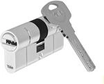 Yale 2100 Serie Europrofil-Doppelzylinder 35/35 mm Poliertes Chrom: Maximaler...