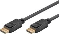 DisplayPort Kabel - DP1.2 (4K 60Hz) - CCS Adern / Schwarz - 2 Meter