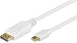 Goobay 52859 Mini DisplayPort Adapterkabel, 1.2, Vergoldet