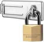 MASTER LOCK 140703EURD KOMBISET SCHIESSBAND + VORH&Auml;NGESCHLOSS 40MM VOLLMESSING