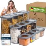 Viwares Vorratsdosen mit Deckel Luftdicht, 12er Vorratsbeh&auml;lter Set | BPA-Frei,
