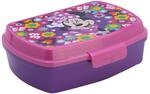 STOR Kinder Brotdose Minnie Maus, Rechteckige Lunchbox 1333ml, BPA-Frei, Robustes