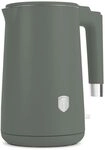 Berlinger Haus&ndash; Doppelwandiger Wasserkocher 1,7 l, Mattgr&uuml;ne Kollektion &ndash;...