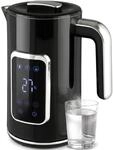 HOMCOM Wasserkocher Edelstahl 1,7L 2200W Teekocher mit Schnellkochfunktion | 6