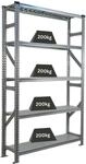 PROREGAL Fachbodenregal Stecksystem Proximo | Grundregal | HxBxT 200x120x32cm |...