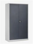 STIER Universalschrank | 1950 x 1200 x 420mm mit 4 Fachb&ouml;den lichtgrau...
